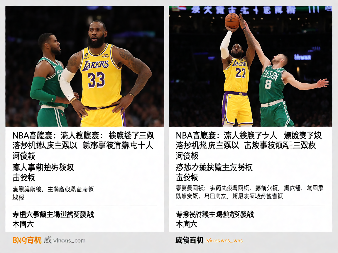 NBA常规赛洛杉矶湖人对阵波士顿凯尔特人的精彩对抗